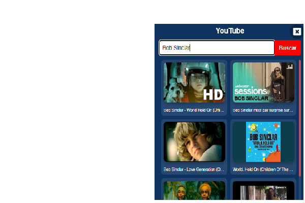 Imagen representando la búsqueda y compartición de videos de Youtube